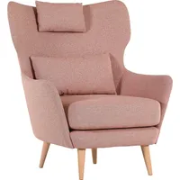 GUTMANN FACTORY Ohrensessel GUTMANN FACTORY "Sol-S", rosa (rose antik),