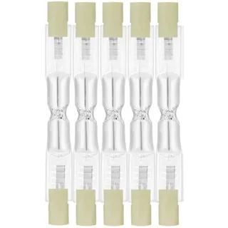 Osram 5er Pack Haloline 64684 Halogenstablampe 48 Watt 230 Volt R7s 74,9mm Länge | früher 60 Watt | 700 Lumen | 2900 Kelvin warmweiß