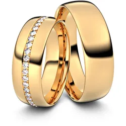 Trauringe Saarlouis 585er RosÈgold - 2503