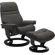 Stressless Stressless® Relaxsessel Sunrise (Set, Relaxsessel mit Hocker), mit Classic Base, Größe S, Gestell Schwarz grau