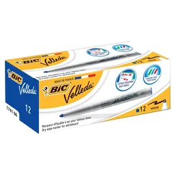 BIC Whiteboard-Marker Velleda Medium 1741, blau