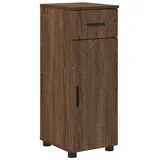 vidaXL Badezimmerschrank mit Tür 30 x 80 x 30 cm Braun