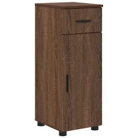 vidaXL Badezimmerschrank mit Tür 30 x 80 x 30 cm Braun