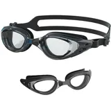 Moxeupon Schwimmbrille für Pool, Weitwinkel, HD, auslaufsicher, Zubehör für Männer, Erwachsene, Jugendliche, Familie, Freunde