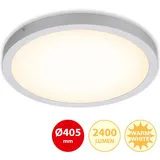 Briloner LED-Deckenleuchte 40,5 cm chrom-matt