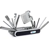 Relaxdays Fahrrad Multitool Schwarz,Silber
