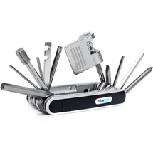 Relaxdays Fahrrad Multitool Schwarz,Silber