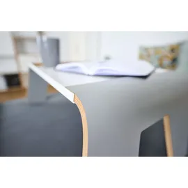Tojo Laptoptisch TOJO "praktisch grau/weiß", grau (grau, weiß, grau, weiß), B:65cm H:24cm T:37cm, Tische, Frühstück- und Notebooktablett, Breite 65 cm