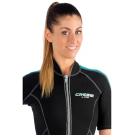 Cressi Neoprenanzug Lido Schwarz/Türkis M