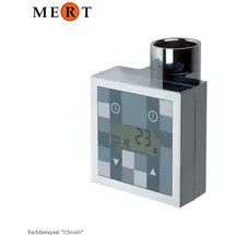 Mert Digitaler Regler KTX-3 für Handtuchheizkörper 300-1000W Chrom