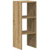 vidaXL Bücherregal Stapelbar Artisan-Eiche 30x30x80 cm Holzwerkstoff
