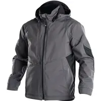 DASSY Softshell-Jacke, ANTHRAZITGRAU/SCHWARZ, Gr. 4XL