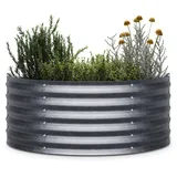 Blumfeldt High Grow Half Circle 105 x 43 x 60 cm Silber