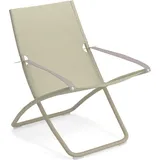 Emu Snooze Liegestuhl 75 x 91 x 105 cm taupe/beige klappbar