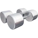 GORILLA SPORTS® Kurzhanteln - Einzeln/2er Set, 2-30kg Gewichte, mit/ohne Hantelständer, Rutschfest, gerändelt, Verchromter Stahl - Hantelset, Rundhanteln, Kurzhantelset, Gym, zu Hause, Fitness