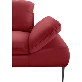 W.Schillig Eckcouch Chenille 3-Sitzer Rot
