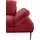 W.Schillig Eckcouch Chenille 3-Sitzer Rot