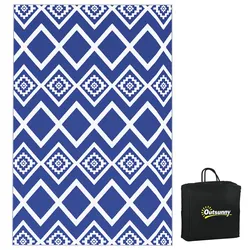 Outsunny Outdoor-Teppich Kunststoff