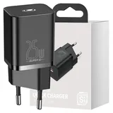 Baseus Super Si 1C Schnellladegerät USB Typ C 25W Pd Qc schwarz