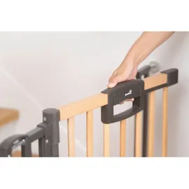 Geuther Türschutzgitter Easylock Wood Plus 80,5-88,5 cm natur/silber