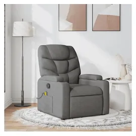 vidaXL Massagesessel Dunkelgrau Stoff