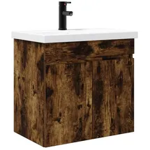 vidaXL Badezimmer Waschtischunterschrank mit Wasserhahn
