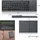 Aplic faltbare Mini Bluetooth Tastatur mit Touchpad - faltbares Keyboard im Super Slim Design