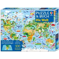 Usborne Verlag Puzzle und Buch: Die Welt
