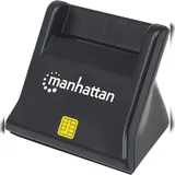Manhattan USB Smart/SIM Card Reader mit Standfuß