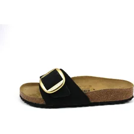 Birkenstock Madrid Big Buckle Nubukleder schwarz 36