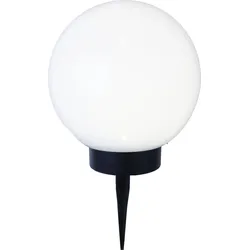 Best Season LED-Solar-Kugel, 20 cm, weiß, inkl. Akku