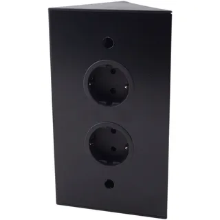 THEBO Thebo, Steckdose, 17588/200/2 Energie-Ecksäule ST 3007/200/2 schwarz, 240 V, 200mm