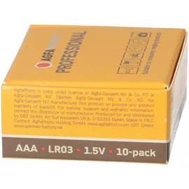 AgfaPhoto Professional Micro AAA, LR03, 1.5V 10St.