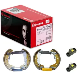 Brembo Bremsbacken Vormontiert Hinterachse Passend Für Chevrolet Corsa Opel: Bremsbackensatz Brembo: K59036 Champion: 381330ch Ferodo: Fmk223 Girling: