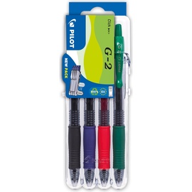 Pilot Pen Pilot G2 07 Set2Go, 4er Set Eco