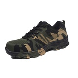 JUXINCHI Unisex Sicherheitsschuhe S3 Herren Damen Arbeitsschuhe Schutzschuhe mit Stahlkappe Green Camouflage 41 EU - 41 EU