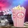 Relaxdays Popcorntüten 48 St. Rot/Weiß