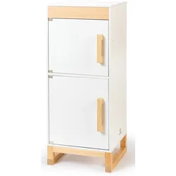 Kinder-Kühlschrank MUSTERKIND "Ficus, weiß/natur", weiß (weiß, natur), Spielzeug-Haushaltsgeräte, KinderB:34cm H:83cm T:32cm, B:34cm H:83cm T:32cm