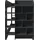 Phoenix Hochbett Minecraft 120 x 200 cm Holz schwarz