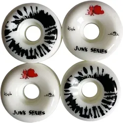 KISTE JUNK SERIES 56mm/101a 4er Pack Rollenset white/black