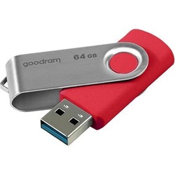 Goodram UTS3 64GB USB 3.0 (3.1 Gen 1) Typ A Rot USB-Stick (64 GB, USB A, USB 3.0), USB Stick, Rot