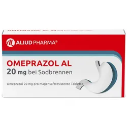 Omeprazol AL 20 mg bei Sodbrennen 14 St