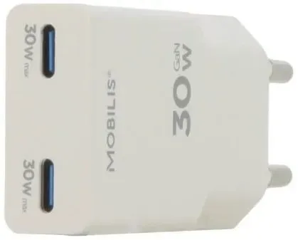 Mobilis 020026 Ladegerät für Mobilgeräte Universal Weiß AC Schnellladung Drinnen