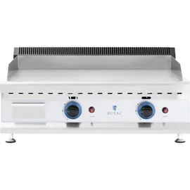 Royal Catering Doppel-Gasgrill 74,5 x 40 cm Silber