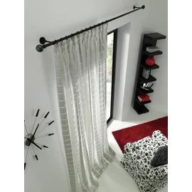 GARDINIA Gardinenstange Chicago Ø 20 mm, Schwarz