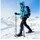 vidaXL 3 in 1 Schneeschuhe Silber/Schwarz 53,5
