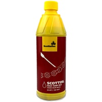 Scottoiler - Scottoil Kettenöl für Motorrad, 500ml Hochtemperatur Rot......