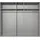 WIMEX Schwebetürenschrank WIMEX "Atlanta by fresh to go", schwarz (graphit, glas grau, akustikpaneel optik artisan eiche nachbildung), B:250cm H:216cm T:65cm, Spanplatte, Schränke, Schwebetürenschrank, mit Akustikpaneel Optik (3D Leisten), Lamelle