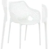 CLP Gartenstuhl Air XL 57 x 57 x 81 cm weiß