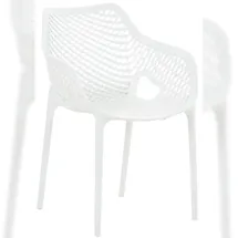 CLP Gartenstuhl Air XL 57 x 57 x 81 cm weiß